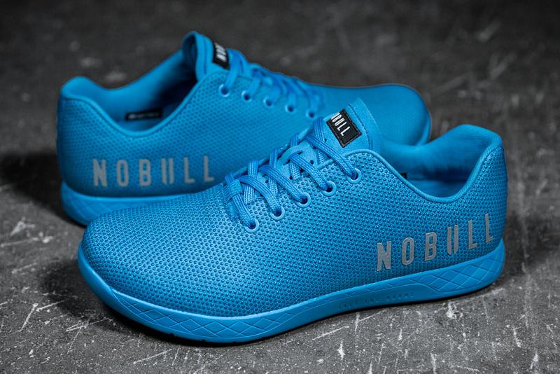 Nobull Bright Blue Women's Trainers Light / Blue | USA L1877I